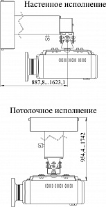 Крепление настенно-потолочное для проектора Digis DSM-14Kw